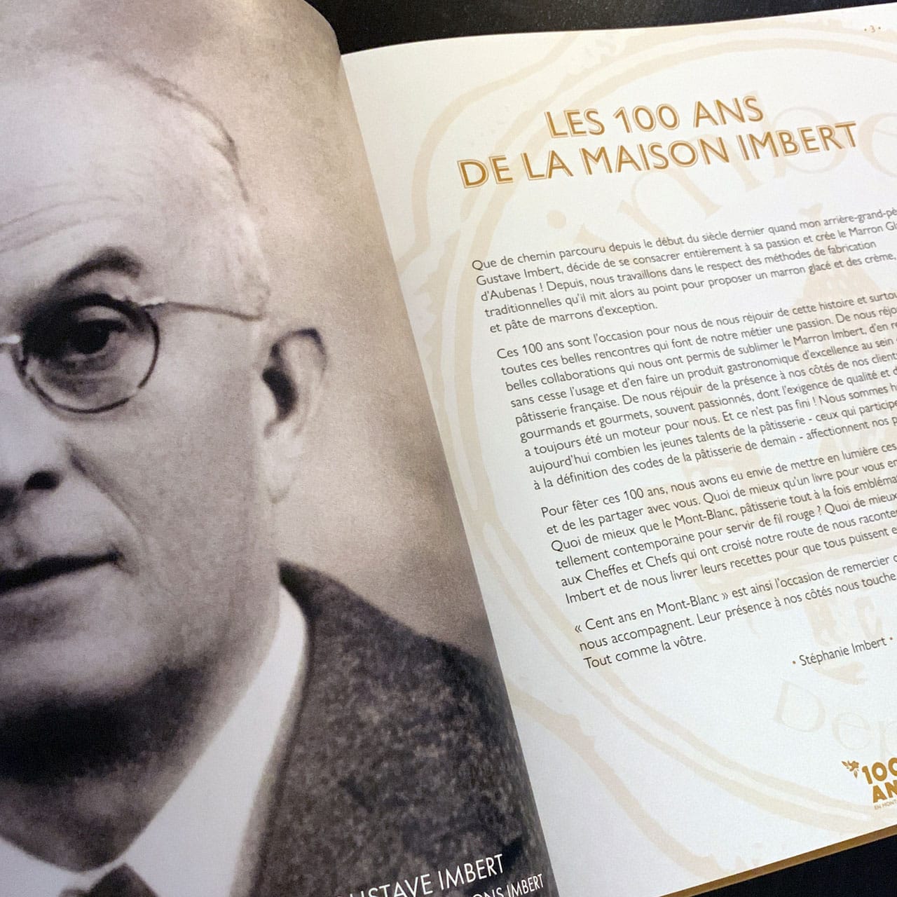 Livre de recette "100 ans en Mont-Blanc"